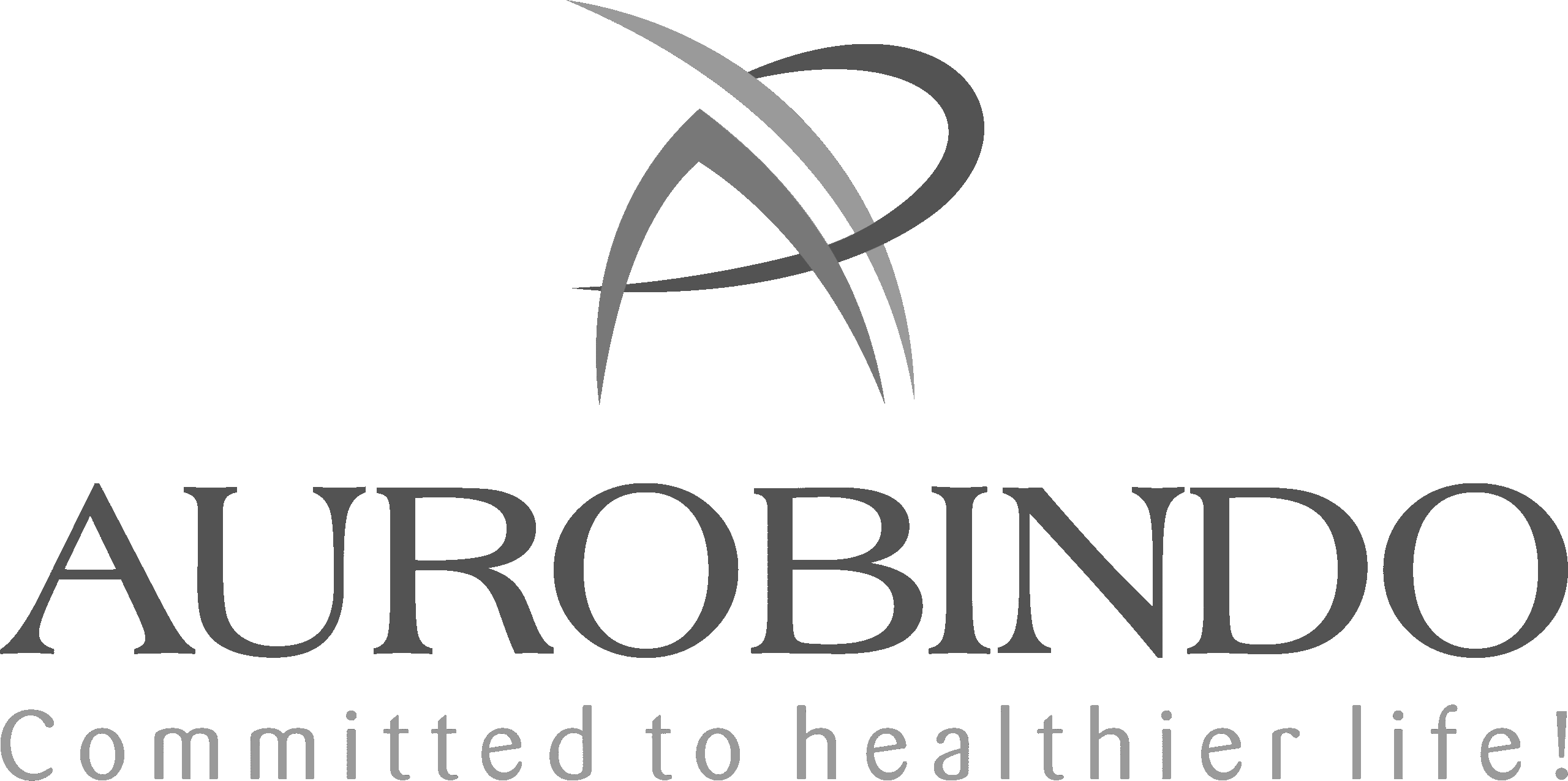 Logo oficial del cliente Aurobindo, empresa farmacéutica y de salud.