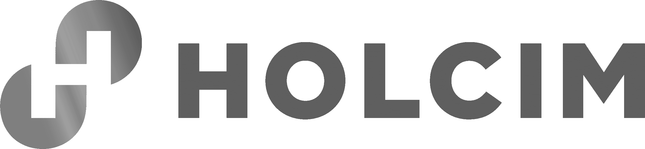 Logo del cliente Holcim, empresa multinacional de materiales de construcción y cemento.